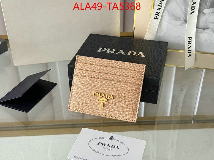 Prada Bags(TOP)-Wallet high quality replica ID: TA5368 $: 49USD,