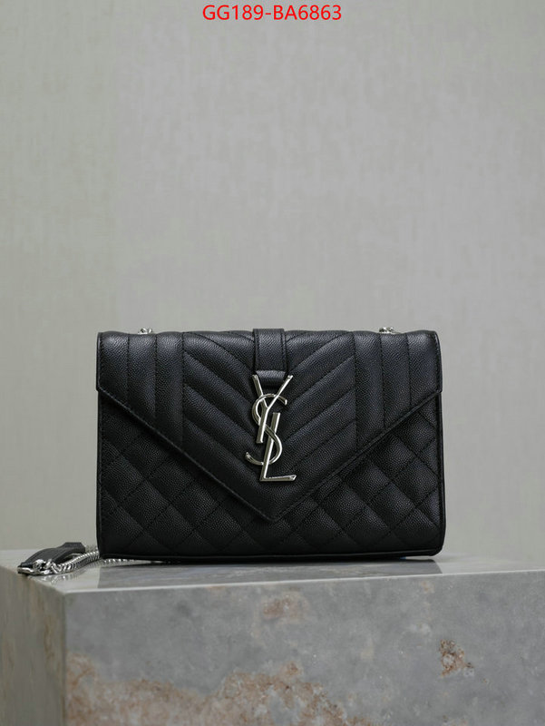 YSL Bags(TOP)-Envelope Series how to find replica shop ID: BA6863 $: 189USD,