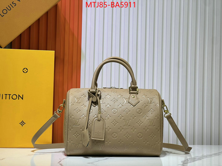 LV Bags(4A)-Speedy- high quality online ID: BA5911 $: 85USD,