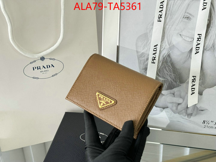 Prada Bags(TOP)-Wallet is it illegal to buy dupe ID: TA5361 $: 79USD,