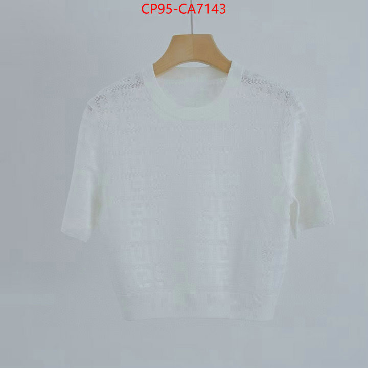 Clothing-Fendi buy high-quality fake ID: CA7143 $: 95USD