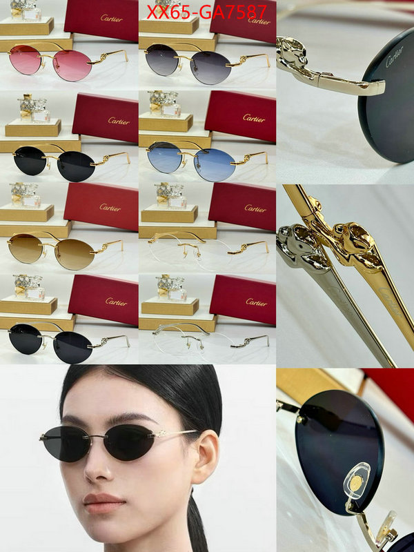 Glasses-Cartier luxury shop ID: GA7587 $: 65USD