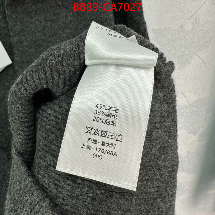 Clothing-Dior replica for cheap ID: CA7027 $: 89USD