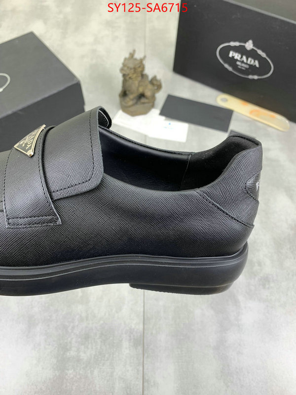 Men shoes-Prada aaaaa+ replica ID: SA6715 $: 125USD