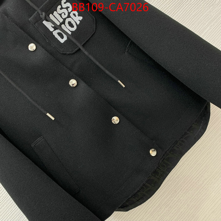 Clothing-Dior 2024 luxury replicas ID: CA7026 $: 109USD