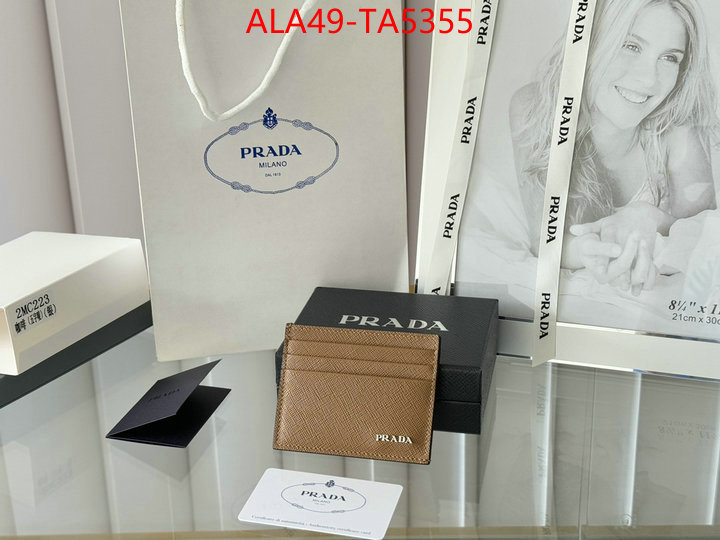 Prada Bags(TOP)-Wallet top brands like ID: TA5355 $: 49USD,