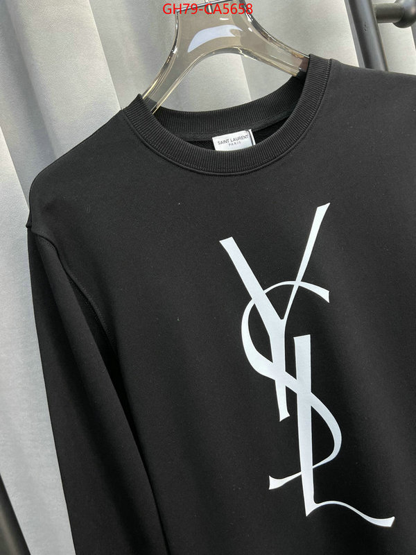 Clothing-YSL luxury cheap ID: CA5658 $: 79USD