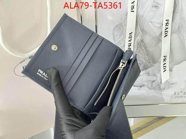 Prada Bags(TOP)-Wallet is it illegal to buy dupe ID: TA5361 $: 79USD,