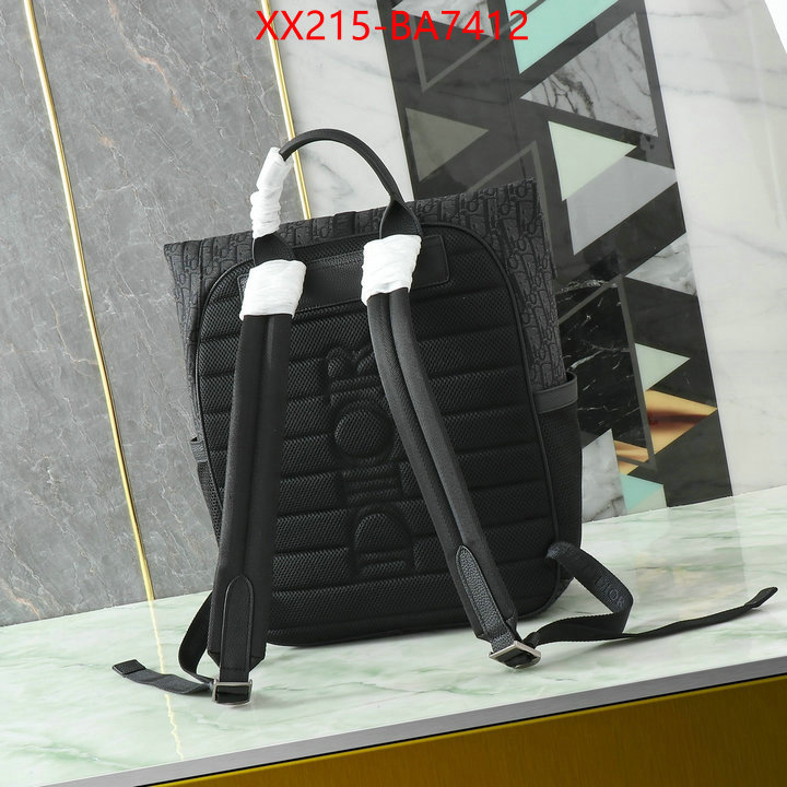 Dior Bags(TOP)-Backpack- what 1:1 replica ID: BA7412 $: 215USD,