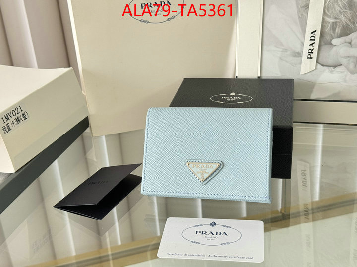 Prada Bags(TOP)-Wallet is it illegal to buy dupe ID: TA5361 $: 79USD,