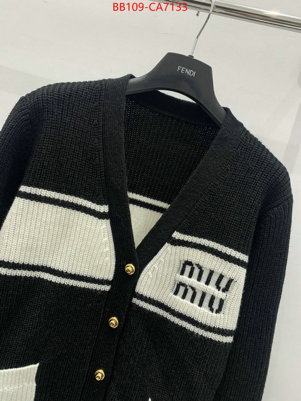 Clothing-MIU MIU buy best high-quality ID: CA7133 $: 109USD