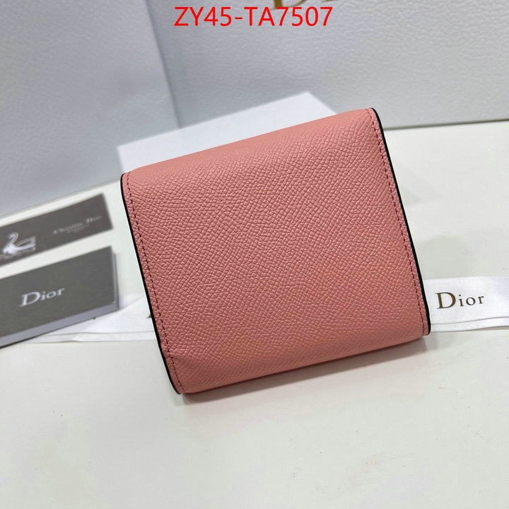 Dior Bags(4A)-Wallet- is it illegal to buy dupe ID: TA7507 $: 45USD,