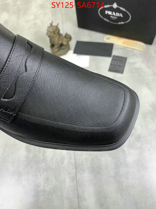 Men shoes-Prada fake cheap best online ID: SA6714 $: 125USD