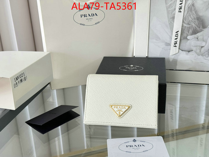 Prada Bags(TOP)-Wallet is it illegal to buy dupe ID: TA5361 $: 79USD,