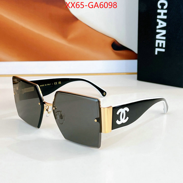 Glasses-Chanel supplier in china ID: GA6098 $: 65USD