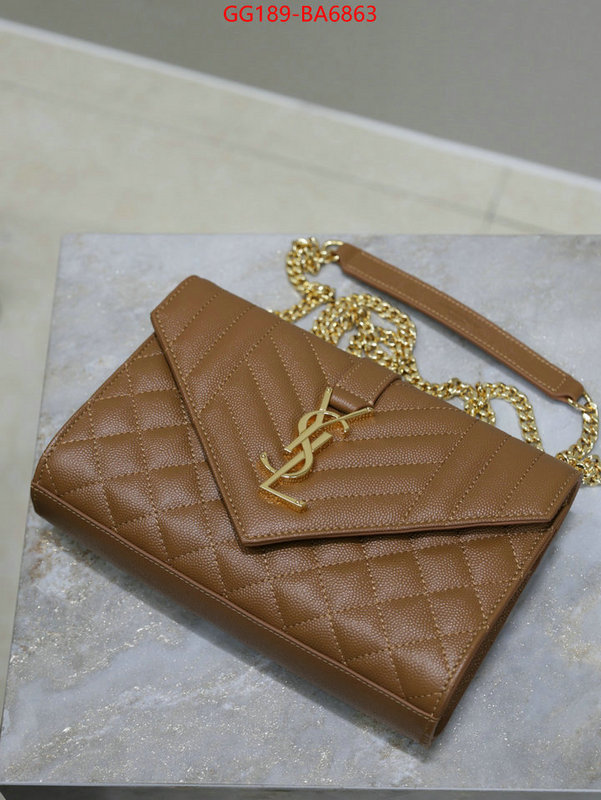 YSL Bags(TOP)-Envelope Series how to find replica shop ID: BA6863 $: 189USD,