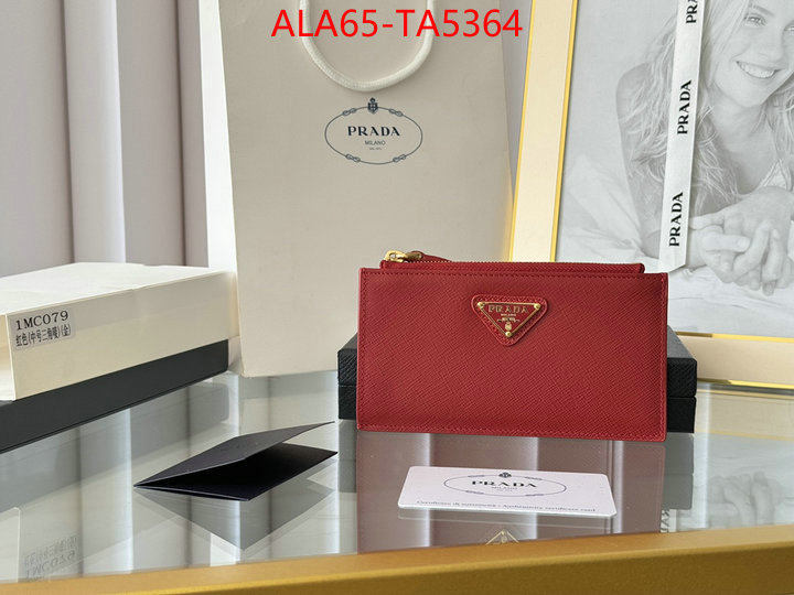 Prada Bags(TOP)-Wallet designer fake ID: TA5364 $: 65USD,