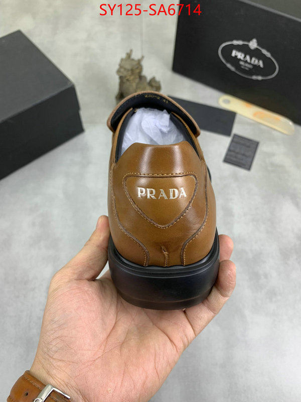 Men shoes-Prada fake cheap best online ID: SA6714 $: 125USD