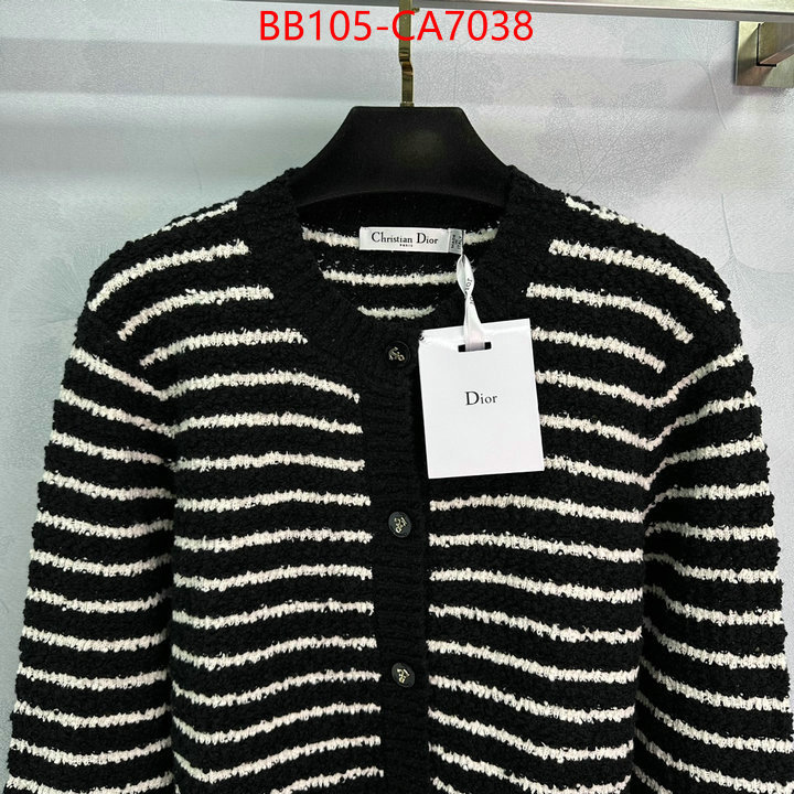 Clothing-Dior shop the best high authentic quality replica ID: CA7038 $: 105USD