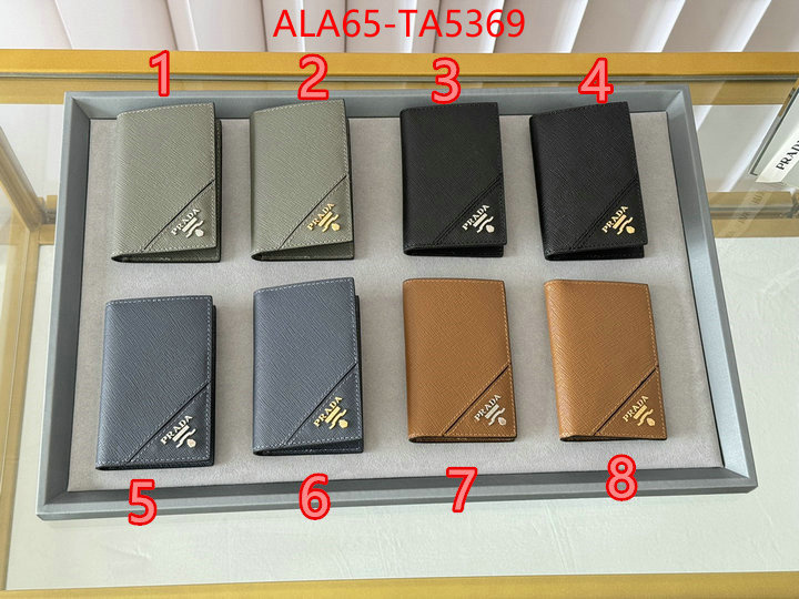 Prada Bags(TOP)-Wallet 2024 aaaaa replica customize ID: TA5369 $: 65USD,