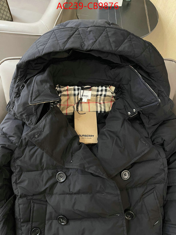 Down jacket Women-Burberry top quality fake ID: CB9876 $: 239USD