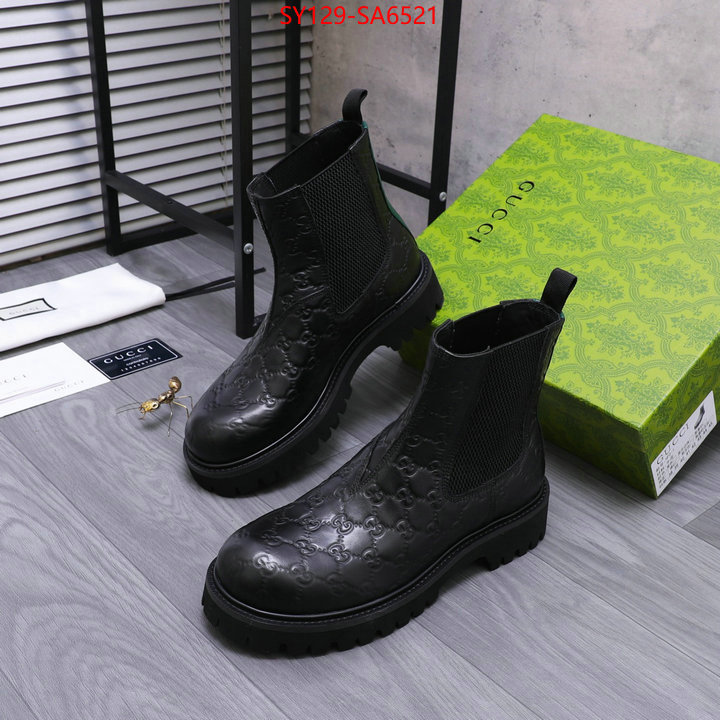 Men Shoes-Gucci 1:1 replica wholesale ID: SA6521 $: 129USD