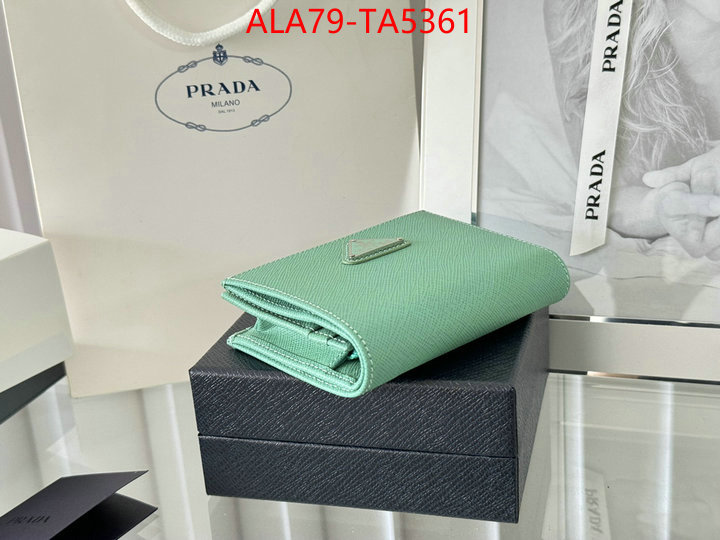 Prada Bags(TOP)-Wallet is it illegal to buy dupe ID: TA5361 $: 79USD,