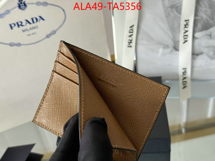 Prada Bags(TOP)-Wallet where quality designer replica ID: TA5356 $: 49USD,