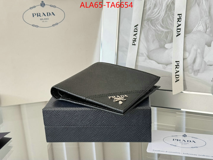 Prada Bags(TOP)-Wallet best luxury replica ID: TA6654 $: 65USD,