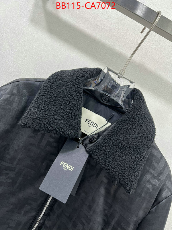 Clothing-Fendi shop the best high quality ID: CA7072 $: 115USD