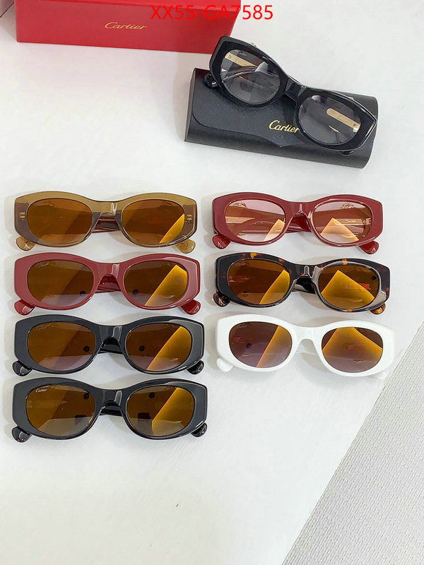 Glasses-Cartier where can i buy the best quality ID: GA7585 $: 55USD