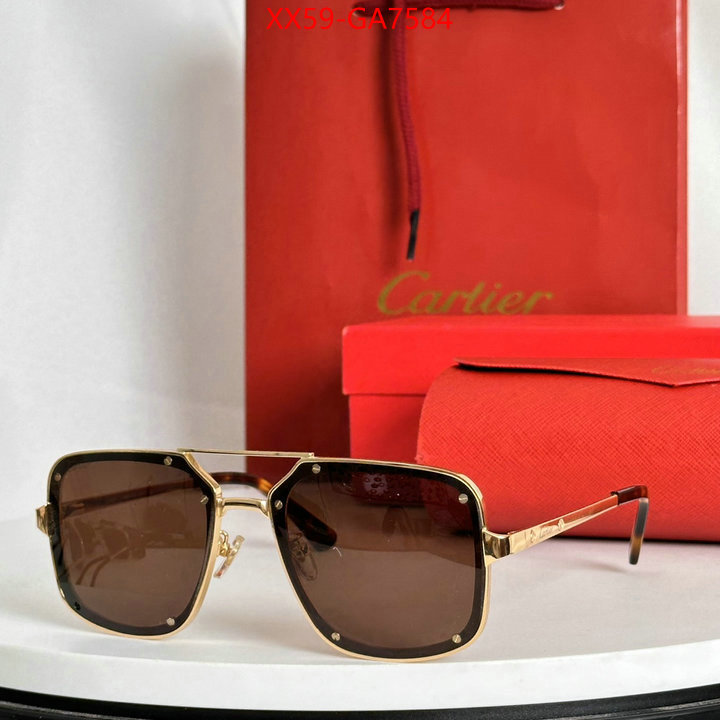 Glasses-Cartier luxury ID: GA7584 $: 59USD