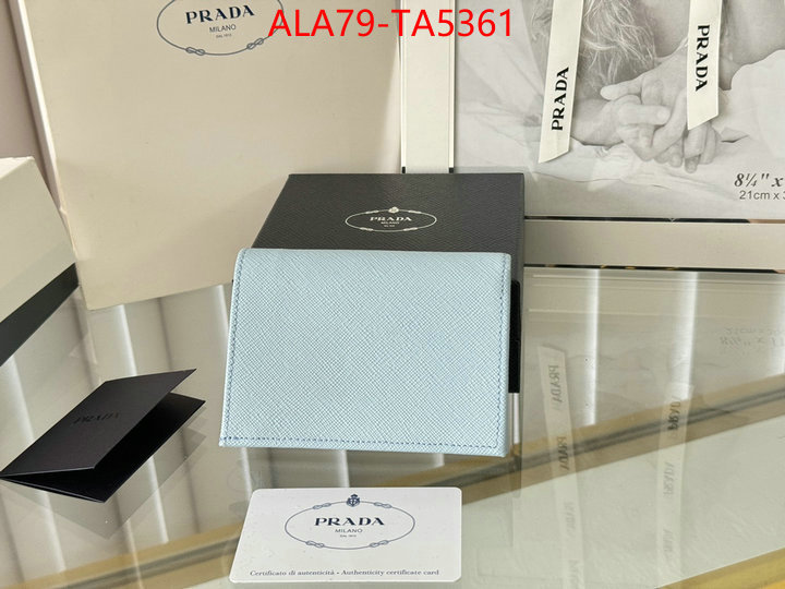 Prada Bags(TOP)-Wallet is it illegal to buy dupe ID: TA5361 $: 79USD,