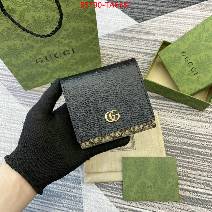 Gucci Bags(TOP)-Wallet- replica 1:1 high quality ID: TA6551 $: 90USD,