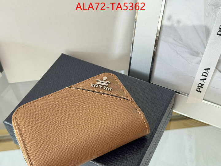 Prada Bags(TOP)-Wallet 2024 luxury replicas ID: TA5362 $: 72USD,