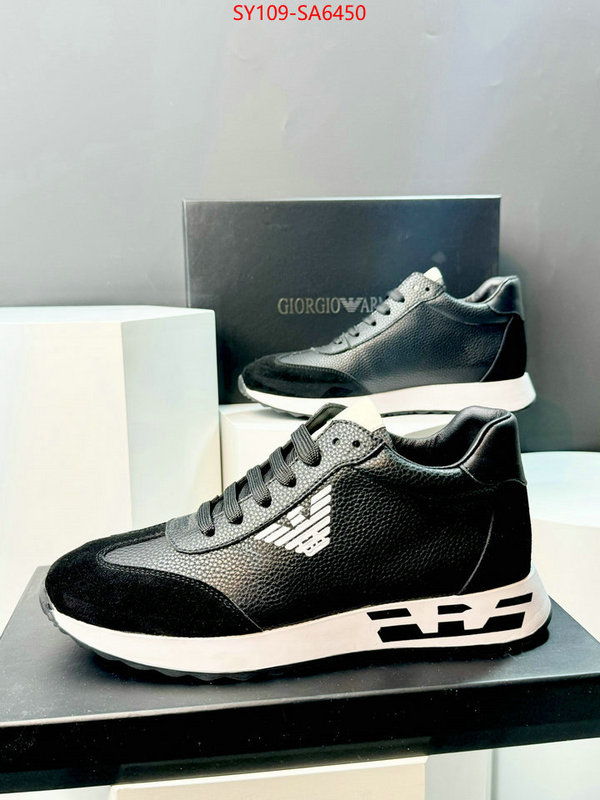 Men shoes-Armani best quality fake ID: SA6450 $: 109USD