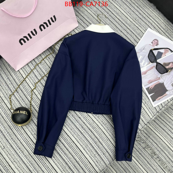 Clothing-MIU MIU 2024 aaaaa replica 1st copy ID: CA7136 $: 119USD