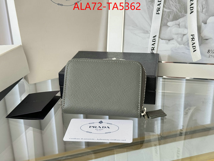 Prada Bags(TOP)-Wallet 2024 luxury replicas ID: TA5362 $: 72USD,