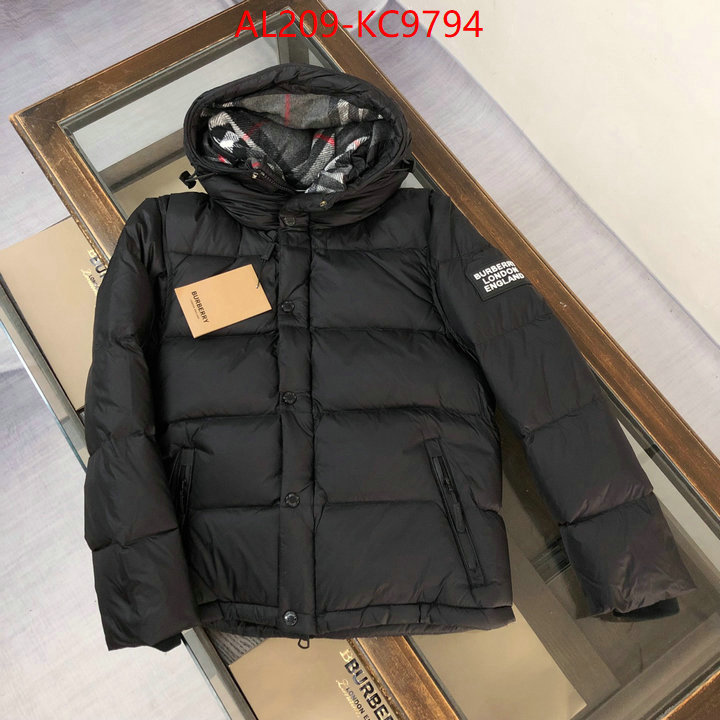 Down jacket Women-Burberry top brands like ID: KC9794 $: 209USD