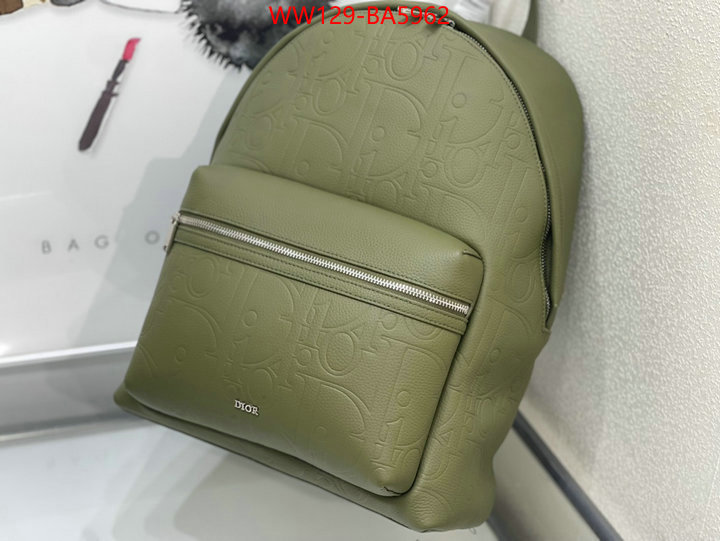 Dior Bags(4A)-Backpack- fake designer ID: BA5962