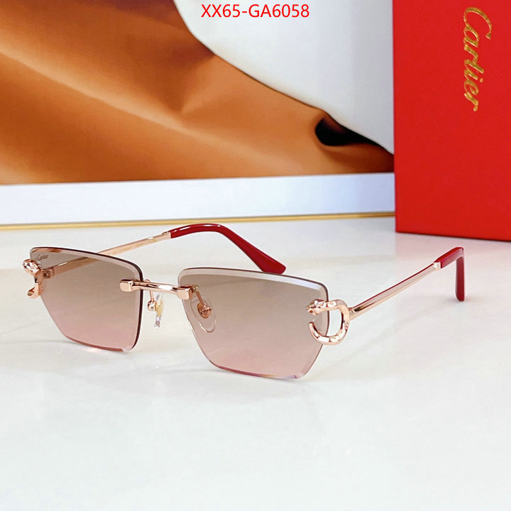 Glasses-Cartier replica aaaaa designer ID: GA6058 $: 65USD