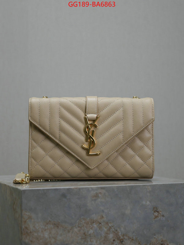 YSL Bags(TOP)-Envelope Series how to find replica shop ID: BA6863 $: 189USD,