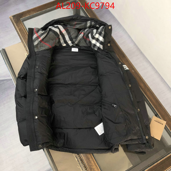 Down jacket Women-Burberry top brands like ID: KC9794 $: 209USD