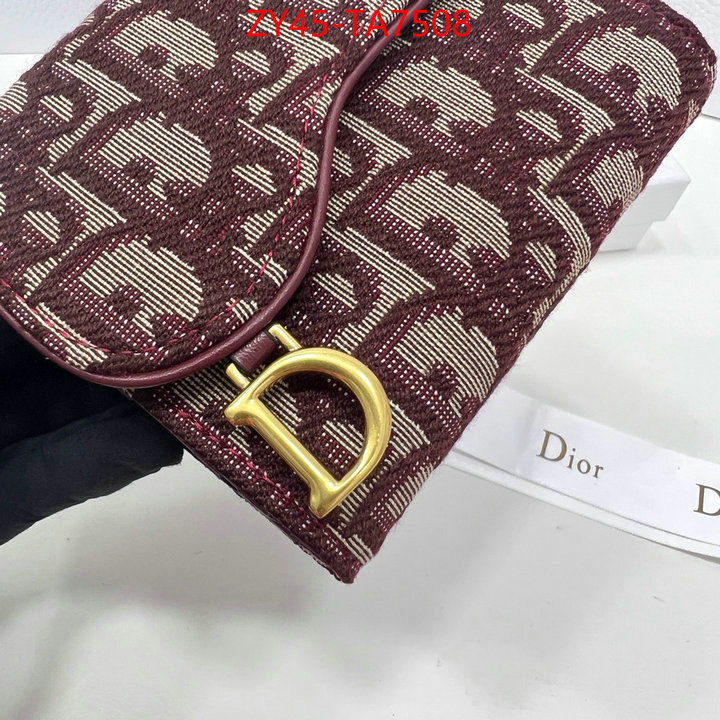 Dior Bags(4A)-Wallet- fashion ID: TA7508 $: 45USD,