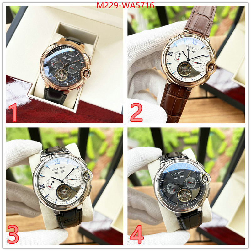 Watch(TOP)-Cartier 1:1 replica ID: WA5716 $: 229USD