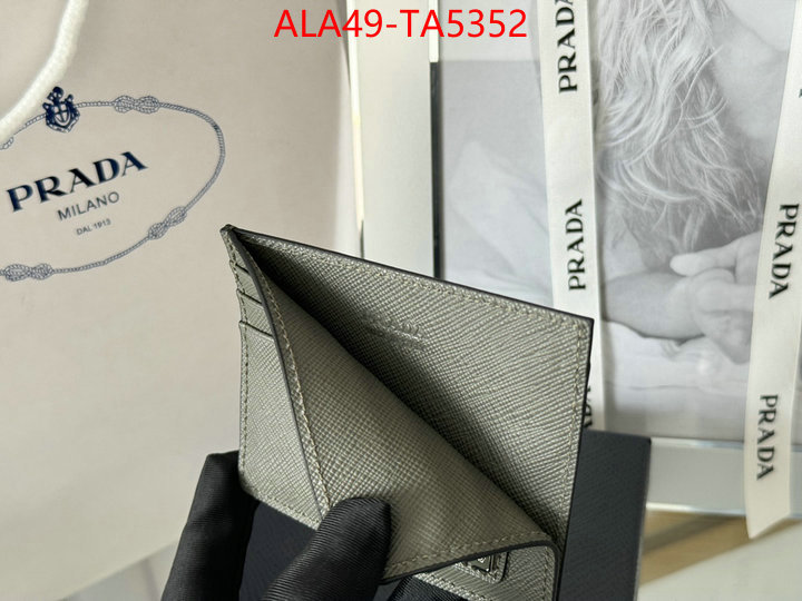 Prada Bags(TOP)-Wallet how to buy replcia ID: TA5352 $:49USD,