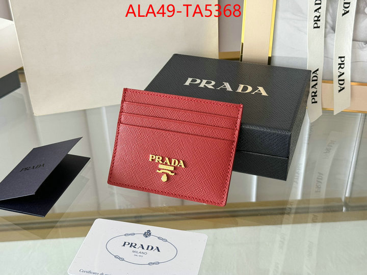 Prada Bags(TOP)-Wallet high quality replica ID: TA5368 $: 49USD,