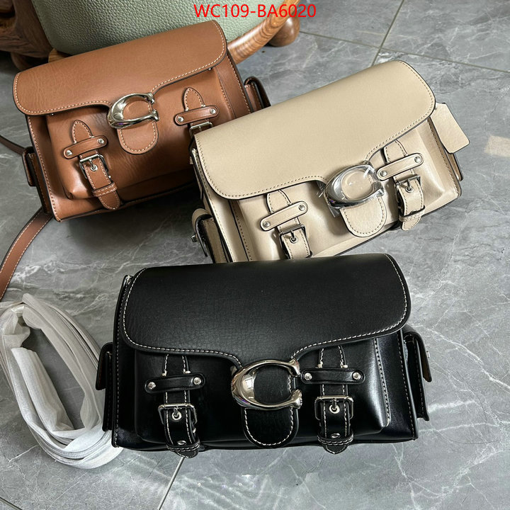 Coach Bags(4A)-Crossbody- top quality ID: BA6020 $: 109USD,