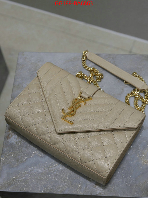 YSL Bags(TOP)-Envelope Series how to find replica shop ID: BA6863 $: 189USD,