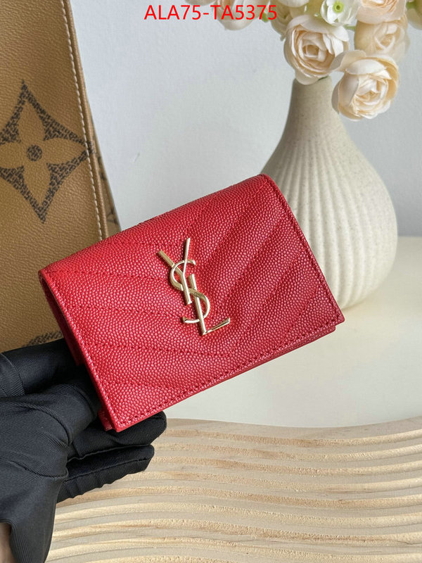 YSL Bags(TOP)-Wallet- replicas buy special ID: TA5375 $: 75USD,